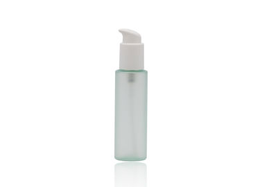 Green Thick 150ml Clear Plastic Spray Bottles With Matte White Cream Pump