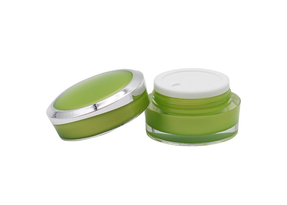 Cylinder Cosmetic Cream Jar 50g Plastic Cream Container