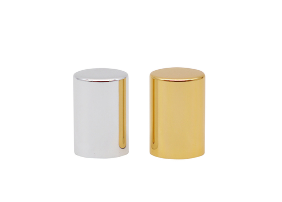 Gold Cylinder Perfume Bottle Caps Fea15 Regular Lids Aluminum
