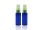 30 Ml Blue Refillable PET Plastic Spray Bottles With Light Green Mist Pump