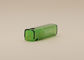 Clear Green Refillable Glass Perfume Spray Bottles With AS Rectangle Bottle Cover
