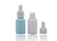 Bluish Color Coating Essential Oil Dropper Bottles White Ceramic Bottle 30ml