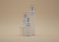 Frosted Slim Airless Cosmetic Bottles White Spray Pump Easy Refill Stable Performance