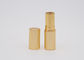 Gold Aluminum Magnetic Lip Balm Tubes Empty Lip Balm Containers Round Shape