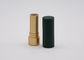 Cylindrical 3.5g Green Color Empty Lipstick Tube Hot Stamping Logo