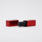 Square Aluminum Red Empty Lipstick Tubes Container 3.5g With Magnet Case