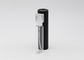 Twist Refillable 10ml Cosmetic Perfume Tester Bottle Cylinder Aluminum Black
