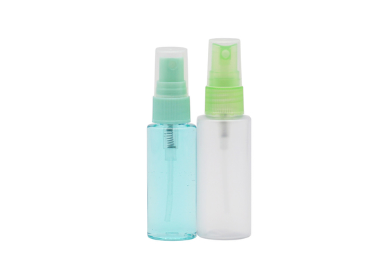 Plastic Fine Mist Sprayer Bottle 60ml Cylinder Matte Transparent