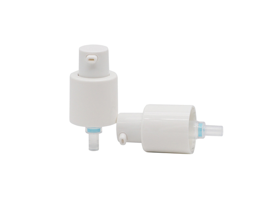 Cosmetic Plastic Lotion Pump Dispenser 20/410 Smooth Cream 20mm White Treatment