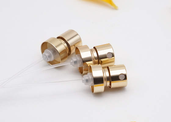 Aluminum Perfume Sprayer Fea15mm Crimp Mist Light Gold