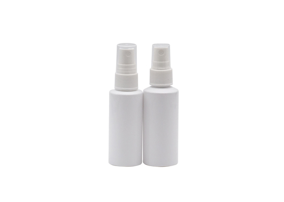 Cylinder Plastic Sprayer Bottle 30ml 60ml White Logo Custom