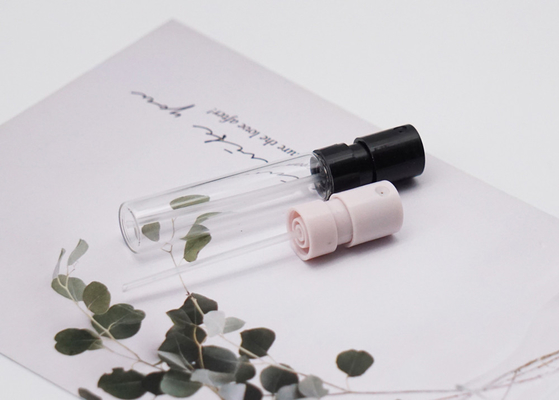Empty Glass Perfume Atomzier Bottle 2ml Mini With Snap Plastic