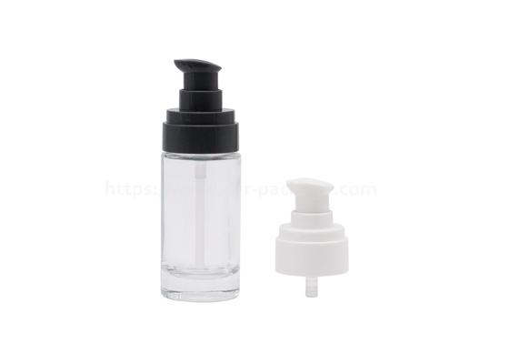 Cylinder Liquid Foundation Bottle 30ml Cosmetic Empty Glass Lotion