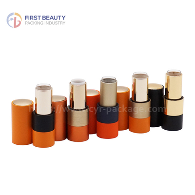 Spraying Aluminum Empty Lipstick Tube 3.8g Customized Color