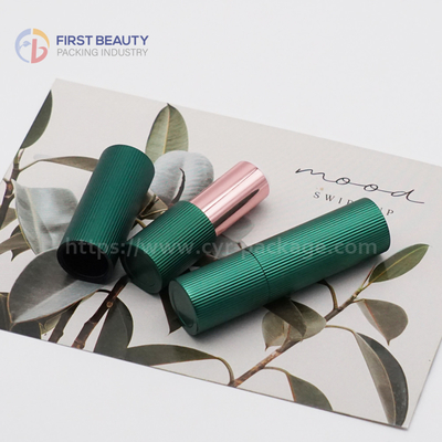 Customized Empty Lipstick Tube Aluminum Magnetic Snap On Printing