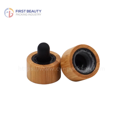 20/410 Bamboo Lid Dropper Child Resistant Closure