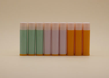 Orange Green Pink Color Lip Balm Tubes Cosmetic Lipstick Case For Personal Care