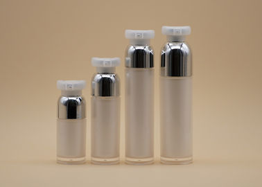 Double Deck Airless Spray Bottle Panton Color With Aluminum Screw Pump