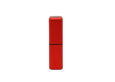 Luxury Cosmetic Packaging Lip Balm Containers Bulk Red Color Aluminum
