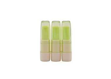 4ml Capacity ABS Green ECO Tube Lip Balm Packaging For Beauty Package