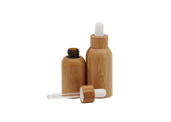 50ml Bamboo 18 / 410 Essential Oil Dropper Bottles