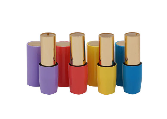 3.4g 3.5g Lip Balm Containers Aluminum Glossy Color Type