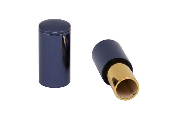 3.5g Dark Blue Magnetic Empty   Lip Balm Tube Containers Bulk