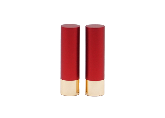 3.5g Aluminum Red Gold Fashionable Empty Lipstick Packaging Tube Case