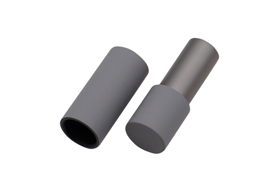 Grey Aluminum Magnet Empty Lipstick Tube Eco Friendly