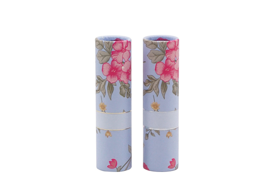 3.5g PP Purple Empty Lipstick Tube Packaging Convenient