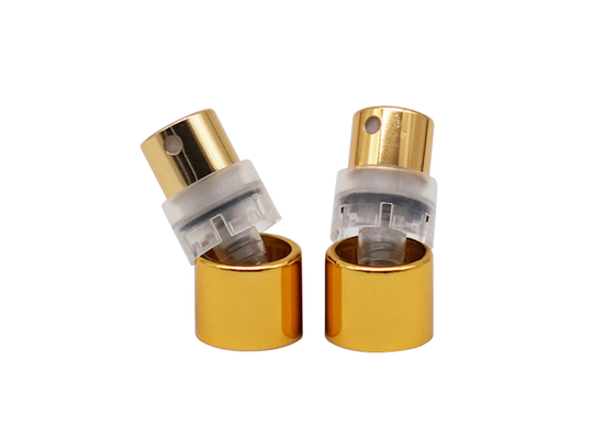 Aluminum Fea15 Crimpless Gold Sanitizer  Perfume Spray Pump