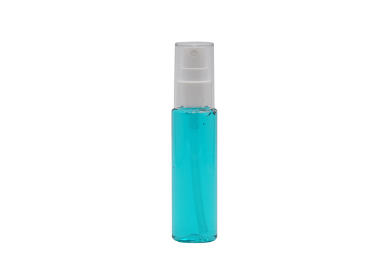 Flat Shoulder Spray Plastic Bottle 50ml 60ml White And Transparent