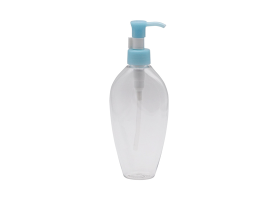 200ml White And Transparent Plastic Spray Lotion Bottle With Blue Pump