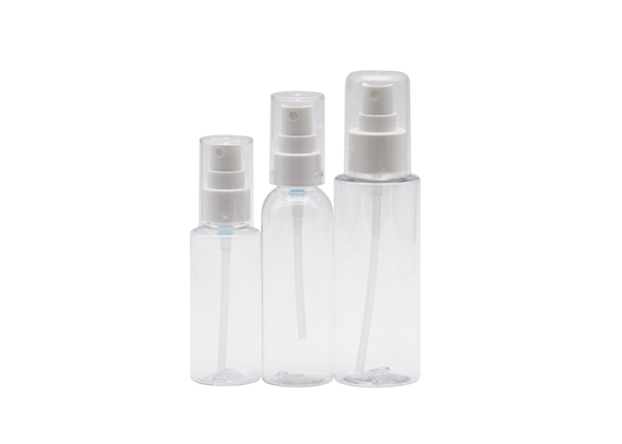 60ml 50ml Plastic Fine Misty Spray Bottle PE Cosmetic Round Spray Bottle