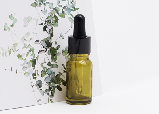 10ml 30ml 50ml Clear Light Green Glass Dropper Bottle Cosmetic Essential Oil Bottle Package
