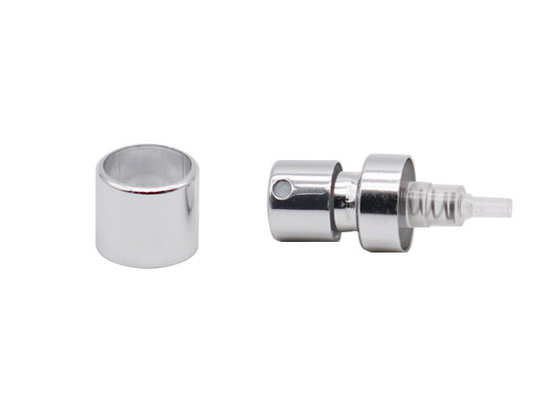 Crimp Perfume Sprayer Pump Silver Fea18mm Aluminum