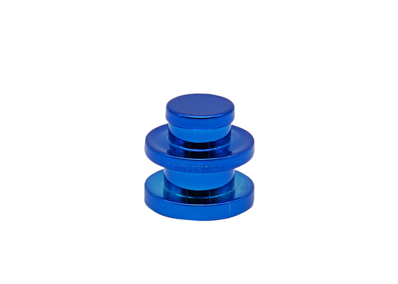 Shiny Blue Aluminum Perfume Cap FEA15mm Thread Shape