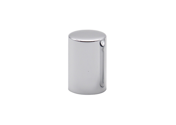 Silver Color Plastic Perfume Bottle Cap Aluminum Cylinder Fea15