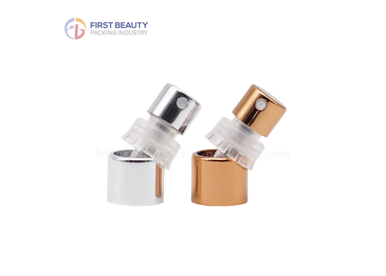 Crimpless Perfume Mist Sprayer Pump Aluminum For Glass Bottles Fea15 Gold Color