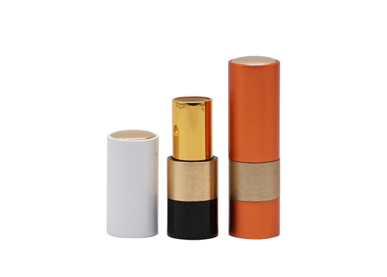 Magnet Empty Lipstick Tube Aluminum 3.5g Press Pop Cap