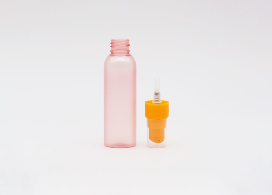 Plastic Fine Mist Sprayer Bottle 60ml Cylinder Matte Transparent