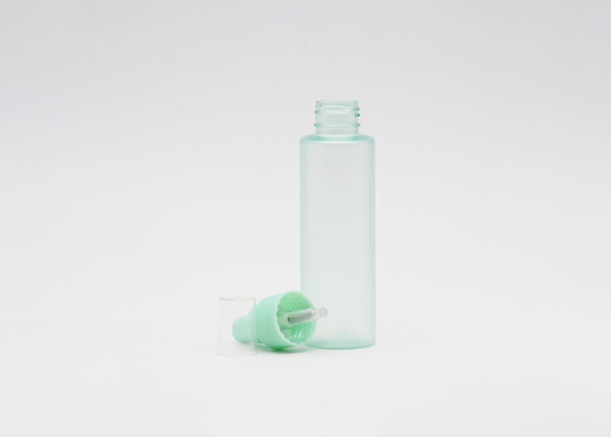 Plastic Fine Mist Sprayer Bottle 60ml Cylinder Matte Transparent