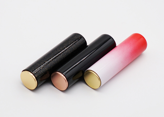 Aluminum Lipstick Tube Round 3.5g Cosmetic Cylinder Plastic