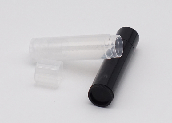 Plastic Lip Balm Tube 17g Cylinder White Empty Deodorant Stick Container