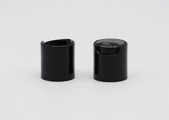 24mm Cylinder Black Plastic Top Cap Cosmetic PP Plastic Screw 32mm Nonspill