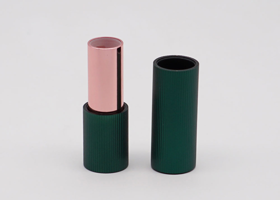 Green Magnetic Lipstick Tube Alumium 12.1 Inner Container