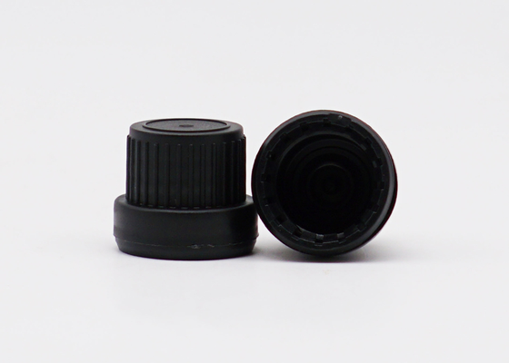 18mm Black Screw Cap Top CRC Child Resistant Comes Complete With Dropper Insert