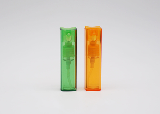 10ml Refillable Perfume Tester Bottle Square Pet Atomizer Colorful Plastic