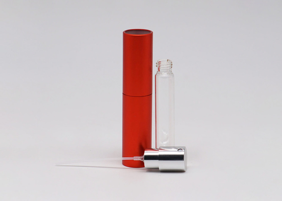 Aluminum Perfume Tester Bottle Atomizer With Round Square 8ml 10ml