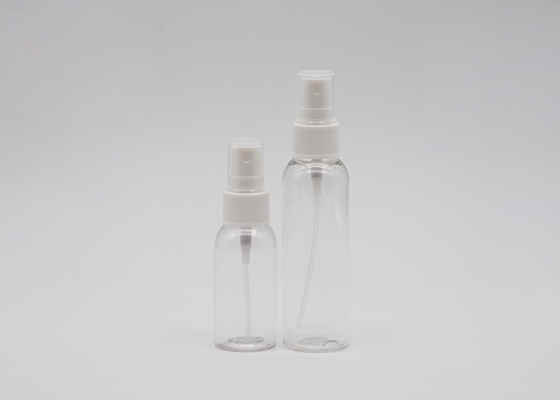 Transparent Plastic Bottle With Spray Pump 60ml 100ml Pet